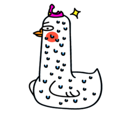 Queen Goose and her crown's diary sticker #13542806