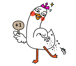 Queen Goose and her crown's diary sticker #13542837