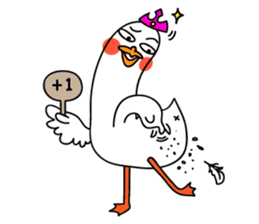 Queen Goose and her crown's diary sticker #13542837