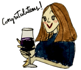 My Chopstick Girl x Stay Gold sticker #13543293