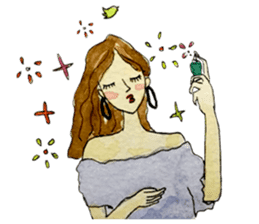 My Chopstick Girl x Stay Gold sticker #13543301