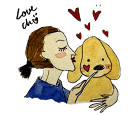 My Chopstick Girl x Stay Gold sticker #13543306