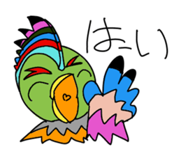 Colorful Chicken 2 sticker #13543514
