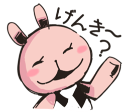 Cute rabbit sometimes spite sticker #13543626