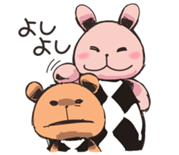 Cute rabbit sometimes spite sticker #13543627