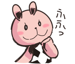 Cute rabbit sometimes spite sticker #13543630