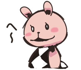 Cute rabbit sometimes spite sticker #13543657