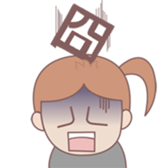 A cute girl- sticker #13544355