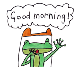 Sayaka's Froggy Bunny series sticker #13544750