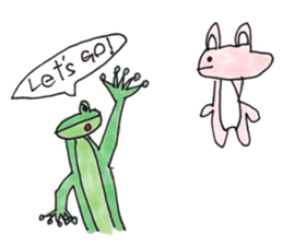 Sayaka's Froggy Bunny series sticker #13544762