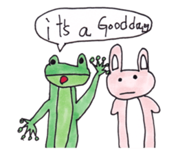 Sayaka's Froggy Bunny series sticker #13544763