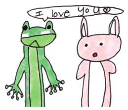 Sayaka's Froggy Bunny series sticker #13544764