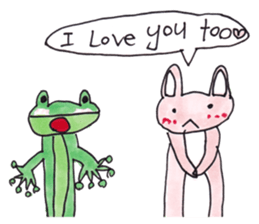 Sayaka's Froggy Bunny series sticker #13544765