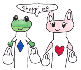 Sayaka's Froggy Bunny series sticker #13544769