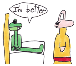 Sayaka's Froggy Bunny series sticker #13544773