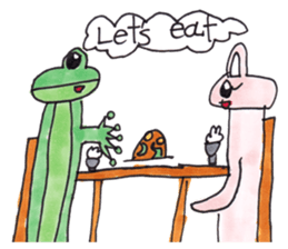 Sayaka's Froggy Bunny series sticker #13544781