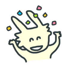 Rabbit-maybe cutie sticker #13544982