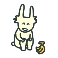 Rabbit-maybe cutie sticker #13544985