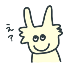 Rabbit-maybe cutie sticker #13544990