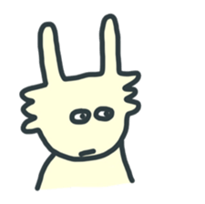 Rabbit-maybe cutie sticker #13544993