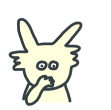 Rabbit-maybe cutie sticker #13544995