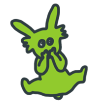 Rabbit-maybe cutie sticker #13545012