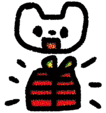 Happy Omelette 03 winter sticker #13545511