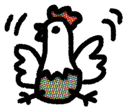 Happy Omelette 03 winter sticker #13545521