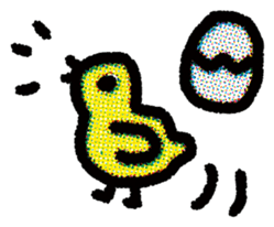 Happy Omelette 03 winter sticker #13545522