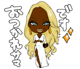 Black girls part5 Basic type sticker #13546256