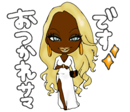 Black girls part5 Basic type sticker #13546256