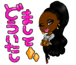 Black girls part5 Basic type sticker #13546258