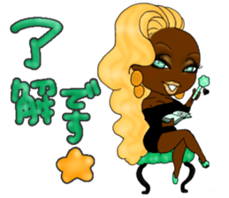 Black girls part5 Basic type sticker #13546259