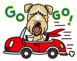 iinu - Irish Soft-Coated Wheaten Terrier sticker #13546480