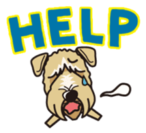 iinu - Irish Soft-Coated Wheaten Terrier sticker #13546485