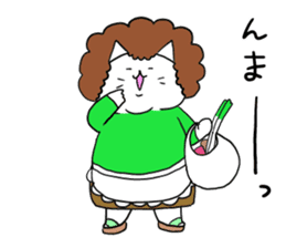 Fat cats, SHIRO and HACHIWARE 2. sticker #13546523