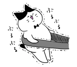 Fat cats, SHIRO and HACHIWARE 2. sticker #13546535