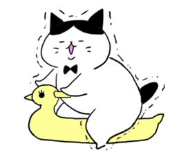 Fat cats, SHIRO and HACHIWARE 2. sticker #13546541