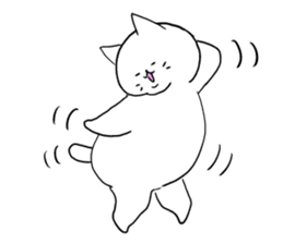 Fat cats, SHIRO and HACHIWARE 2. sticker #13546545