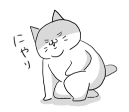 Fat cats, SHIRO and HACHIWARE 2. sticker #13546547
