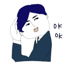 a wonderful people(men) sticker #13547350