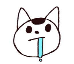 MAMEKICHI The cat2 sticker #13547597