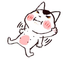 MAMEKICHI The cat2 sticker #13547601