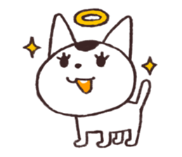 MAMEKICHI The cat2 sticker #13547615