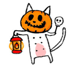 MAMEKICHI The cat2 sticker #13547621