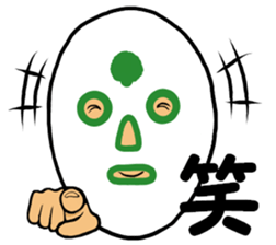 Wrestling Mask Boy sticker #13547723