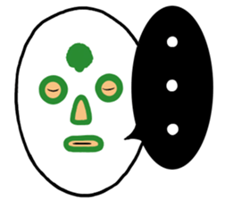 Wrestling Mask Boy sticker #13547728
