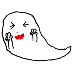 Little ghost sticker