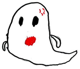 Little ghost sticker sticker #13547788