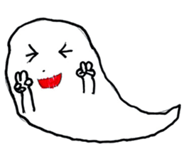 Little ghost sticker sticker #13547789